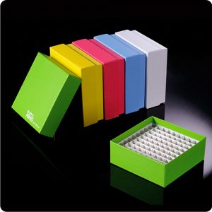assorted color cardboard freezer box